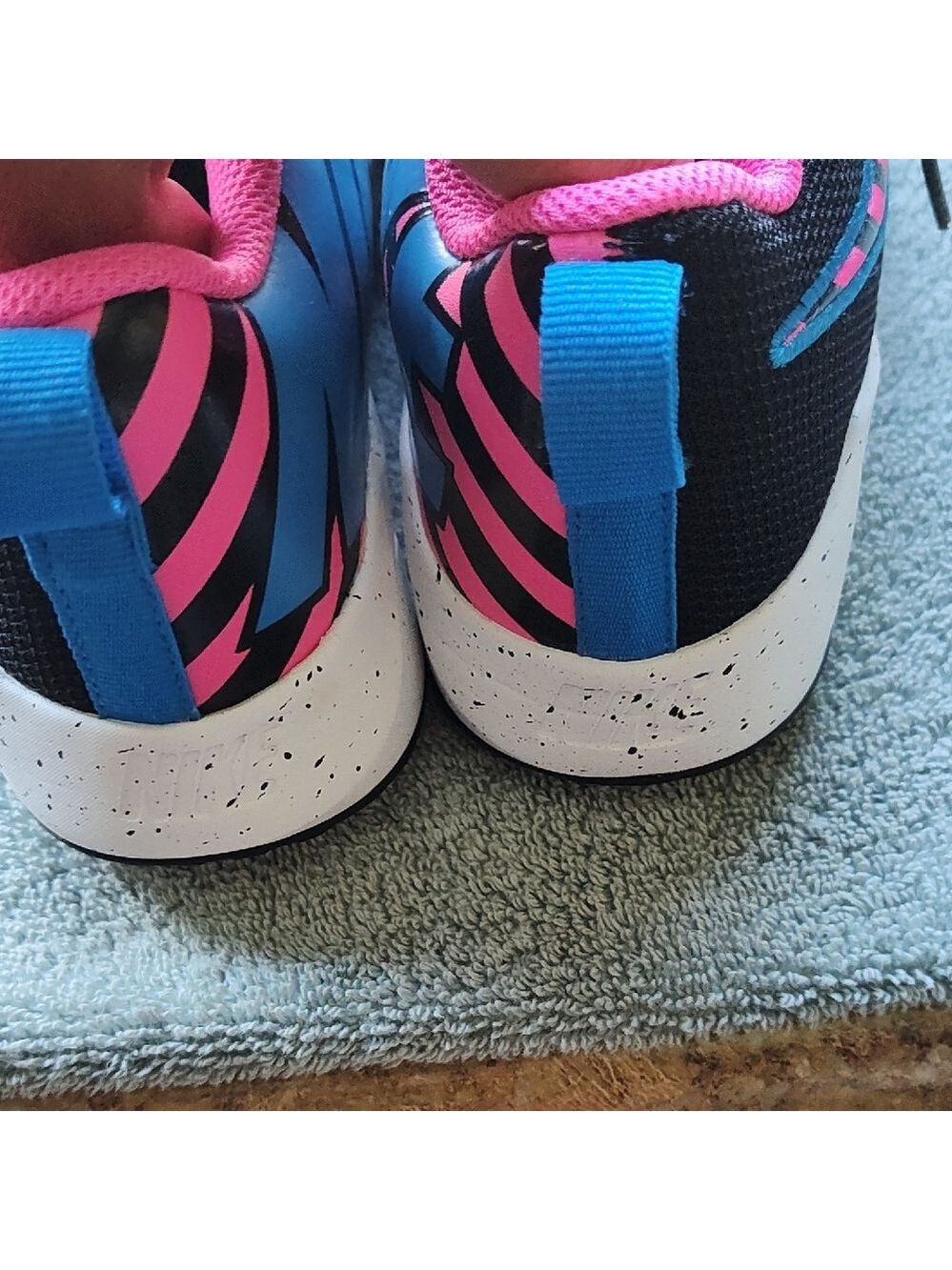 Nike Kids Sneakers - Black, Blue, Pink - Picture 8 of 9